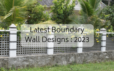 Latest boundary wall design