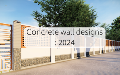Concrete wall designs